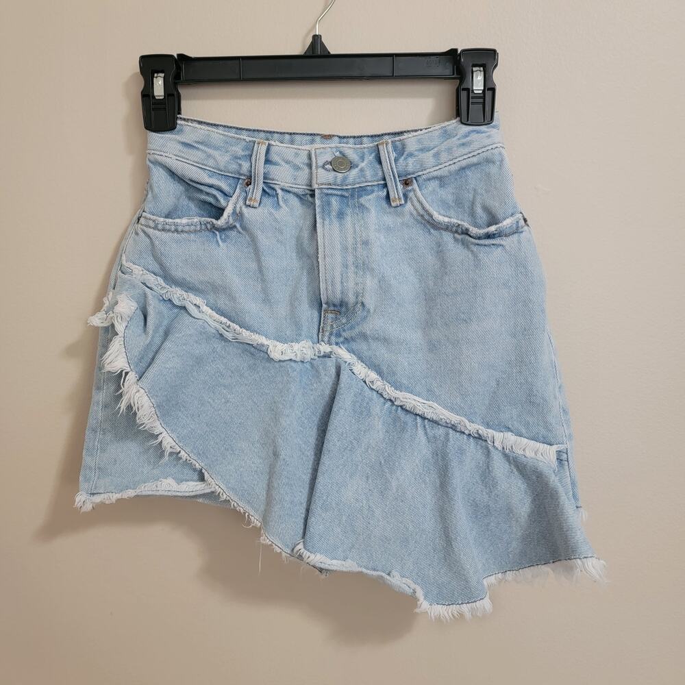 Grlfrnd Giselle Denim Skirt Size 24